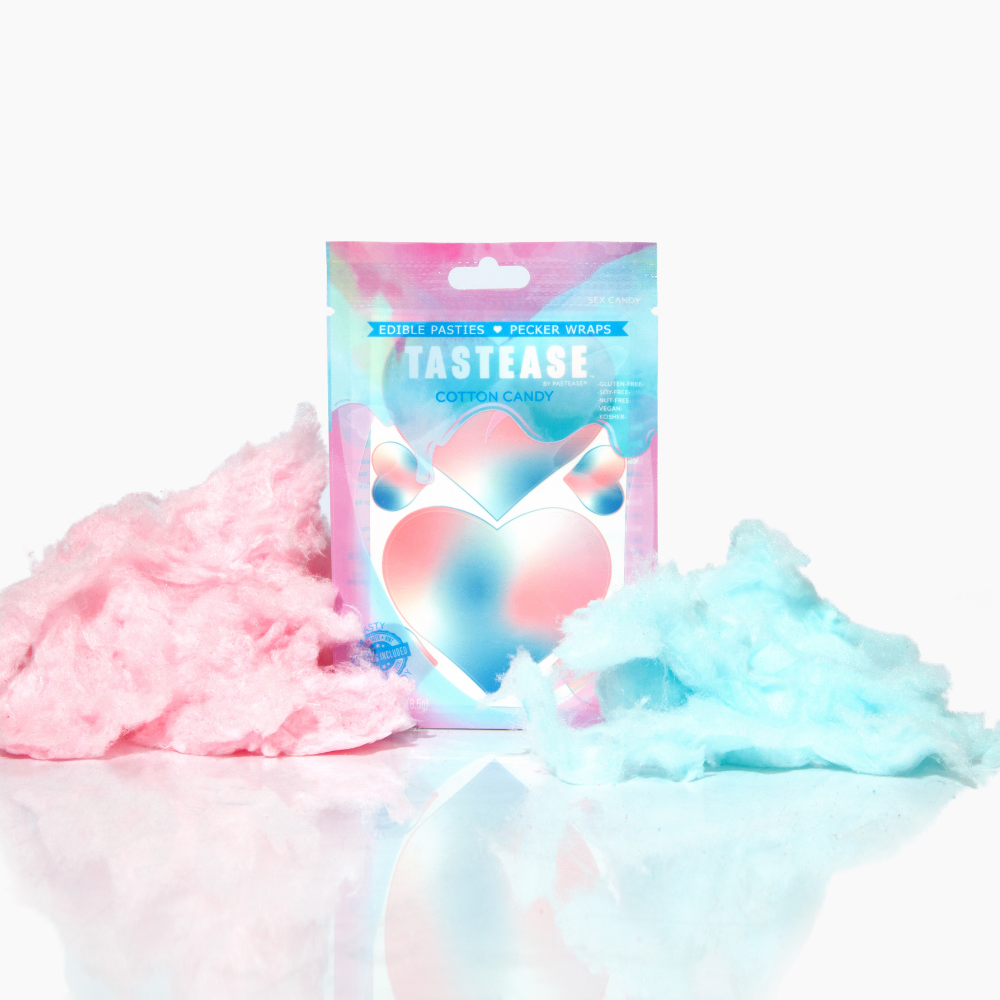 5 Pack: Tastease: Edible Pasties & Pecker Wraps in Cotton Candy by Pastease®