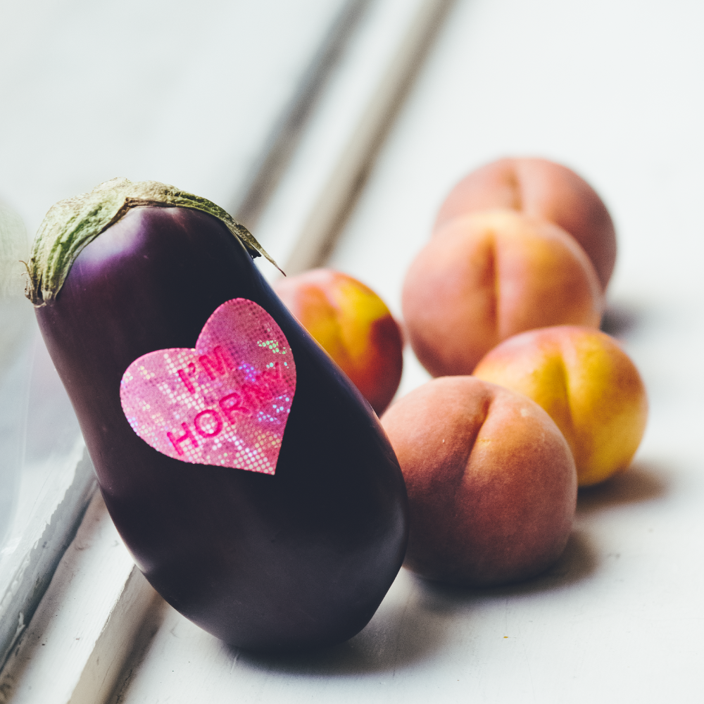 5-Pack: Love: Disco Pink Heart with 'I'm Horny' Nipple Pasties by Pastease® o/s