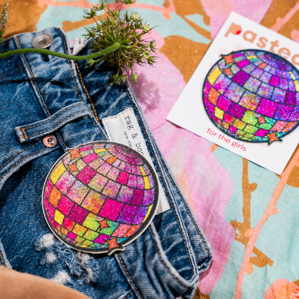 5-Pack: Disco Ball Shimmering Pasties by Pastease