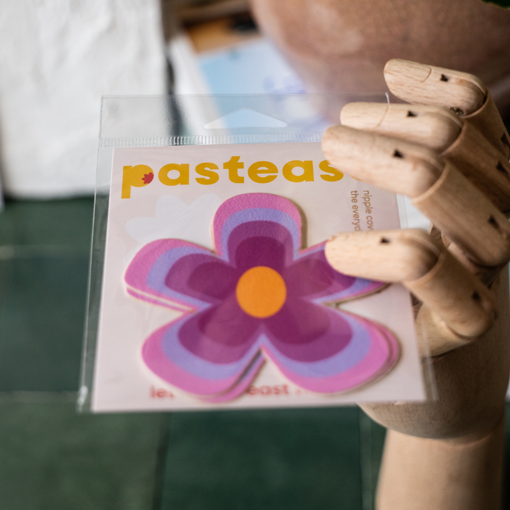 5 Pack: Groovy Flower Pasties in Peaceful Purples by Pastease®