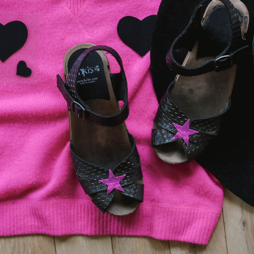 5-Pack: Body Minis: 10 Mini Hot Pink Glitter Stars Nipple & Body Pasties by Pastease® o/s