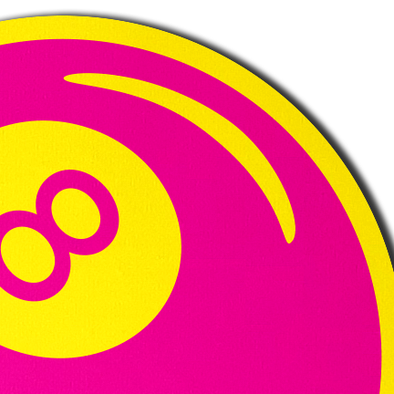 5-Pack: Neon Pink & Yellow 8-Ball Petal Breast Pasties by Pastease®