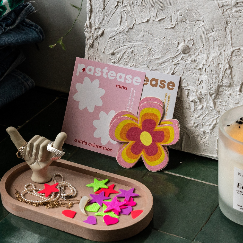 5 Pack: Groovy Flower Pasties in Pink Lemonade by Pastease®