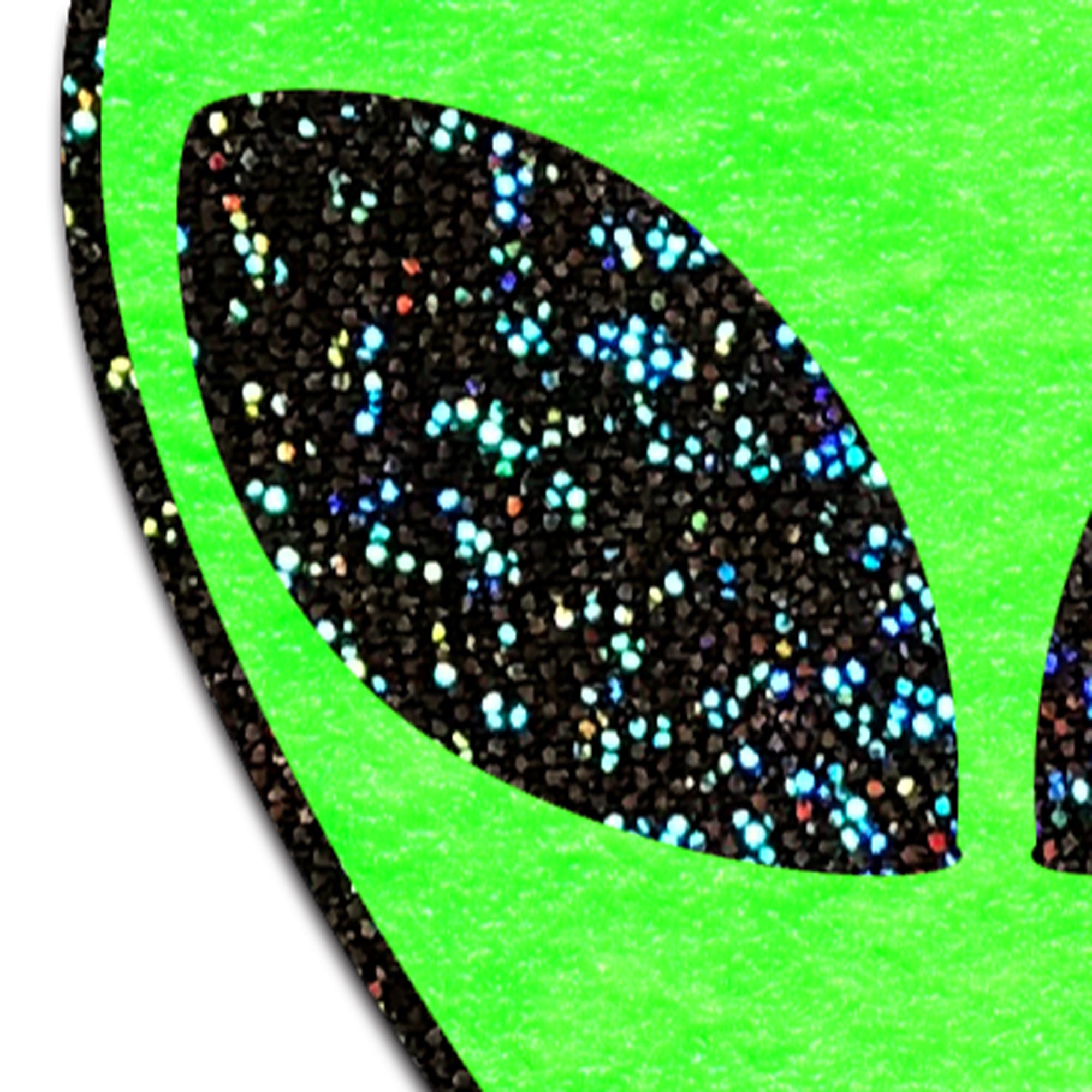 5-Pack: Alien: Glow in the Dark with Glittering Black Eyes Nipple Pasties by Pastease® o/s