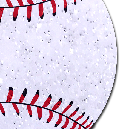 5 Pack: Baseball Pasties on Sparkly Velvet American Baseball Nipple Covers by Pastease