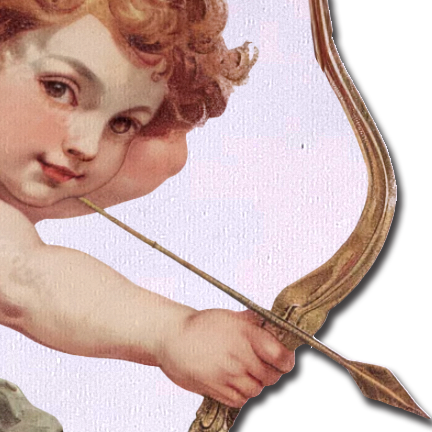 5-Pack: Cupid Cherub Vintage Breast Pasties Valentine's Day Classic by Pastease®