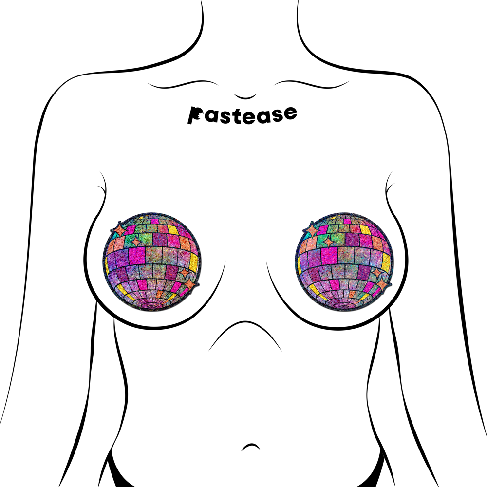 5-Pack: Disco Ball Shimmering Pasties by Pastease