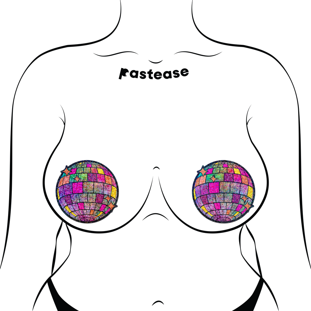 5-Pack: Disco Ball Shimmering Pasties by Pastease