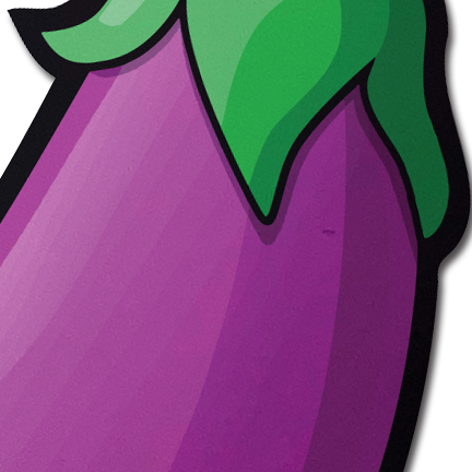 5-Pack: Eggplant Pasties Fat Purple Emoji Nipple Covers by Pastease