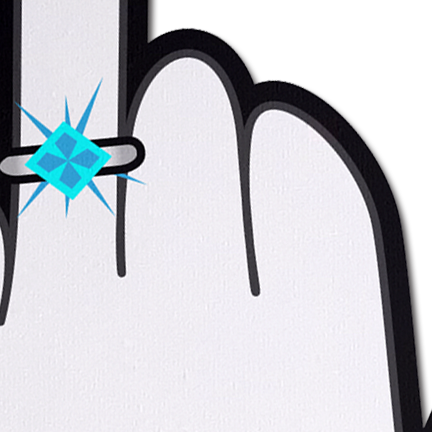 5-Pack: Engaged Ring Finger Pasties Nipple Covers by Pastease