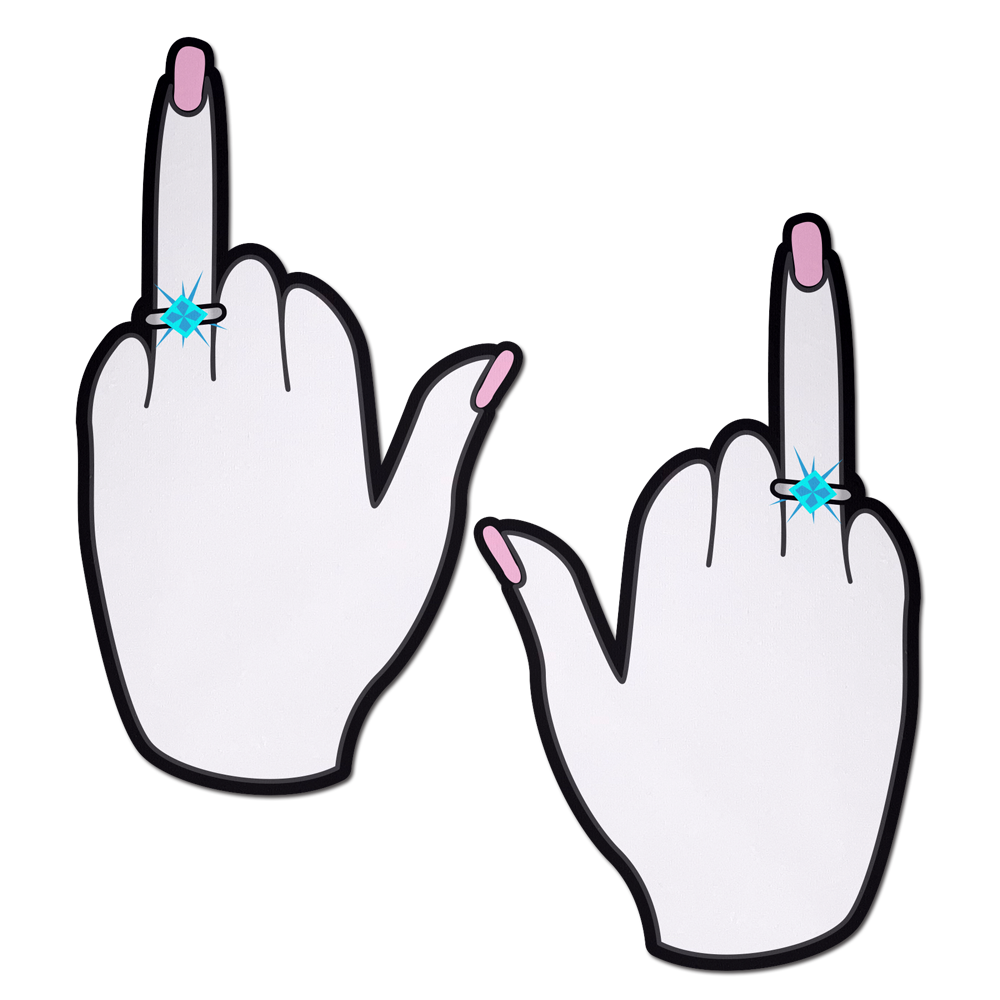 5-Pack: Engaged Ring Finger Pasties Nipple Covers by Pastease