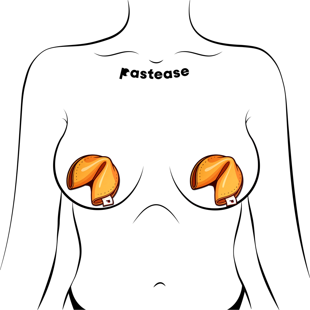 5-Pack: Sweet Golden Fortune Cookie Pasties by Pastease®