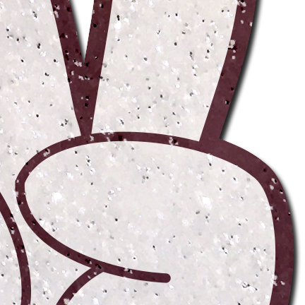 5 Pack: Peace Hands Pasties by Pastease®