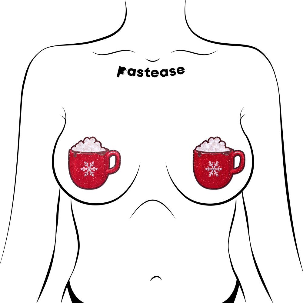 5-Pack: Hot Cocoa Pasties Hot Chocolate Nipple Covers by Pastease
