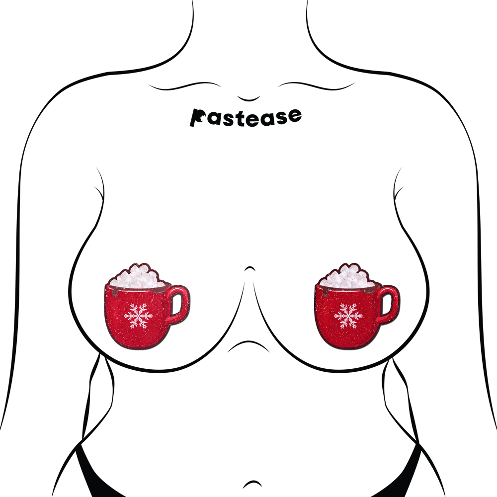 5-Pack: Hot Cocoa Pasties Hot Chocolate Nipple Covers by Pastease