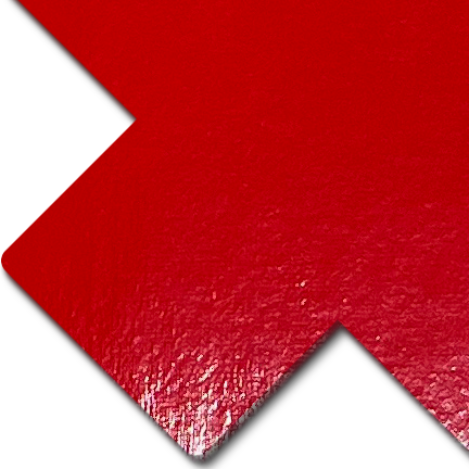 Petite Plus X: Two Pair of Small Faux Latex Pleather Vinyl Red Cross Nipple Pasties by Pastease®