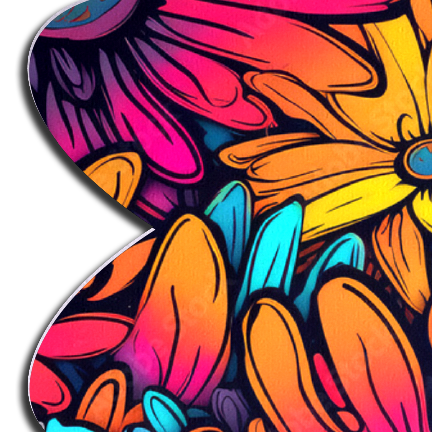 5-Pack: Neon Flowers Petal Breast Pasties by Pastease®