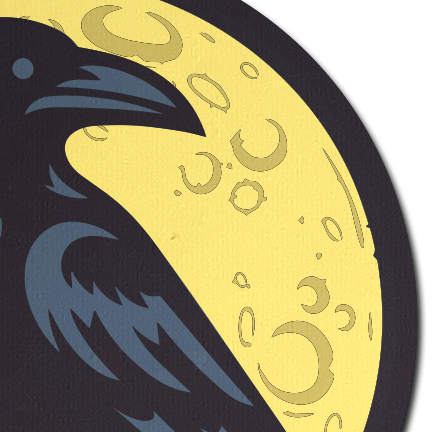 5-Pack: Black Raven and Full Moon Breast Pasties by Pastease®