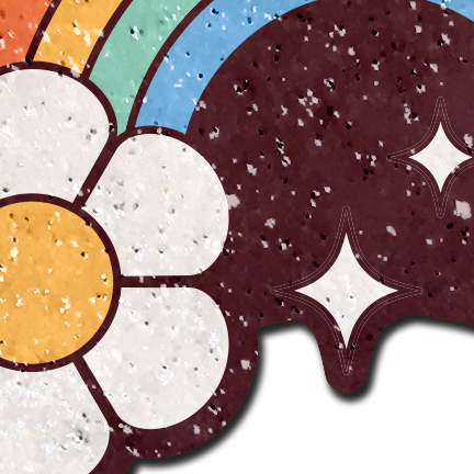 5 Pack: Rainbow Flower Pasties Nipple Covers by Pastease®