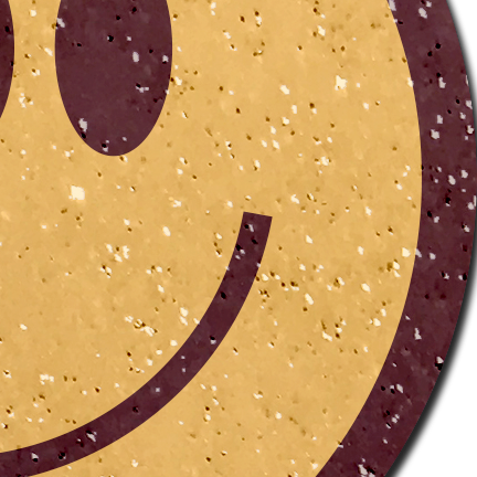 5 Pack: Trippy Smiley Face Pasties Three Eyed Yellow Breast Covers by Pastease