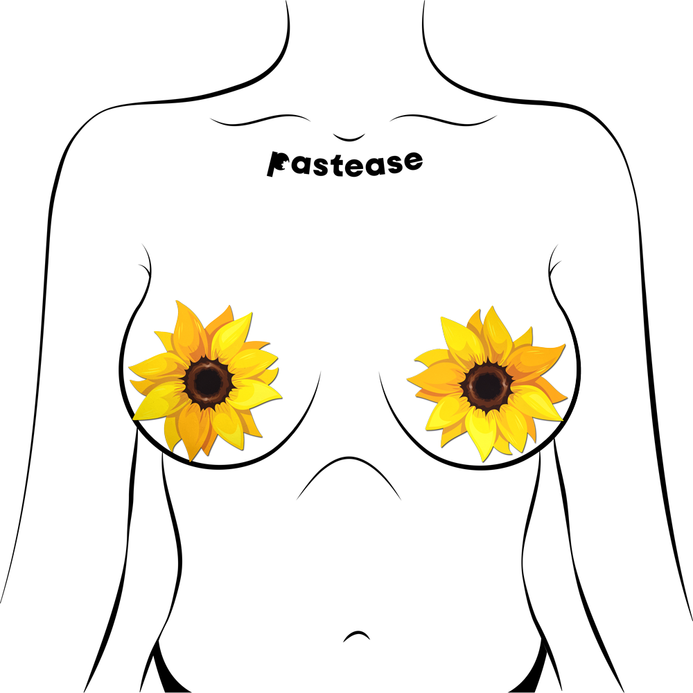 5-Pack: Sunflower Pasties Nipple Covers by Pastease