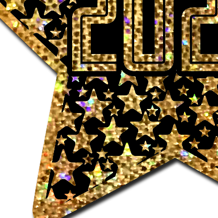 5-Pack: Happy New Year Pasties 2026 Black & Gold Star Nipple Covers by Pastease®