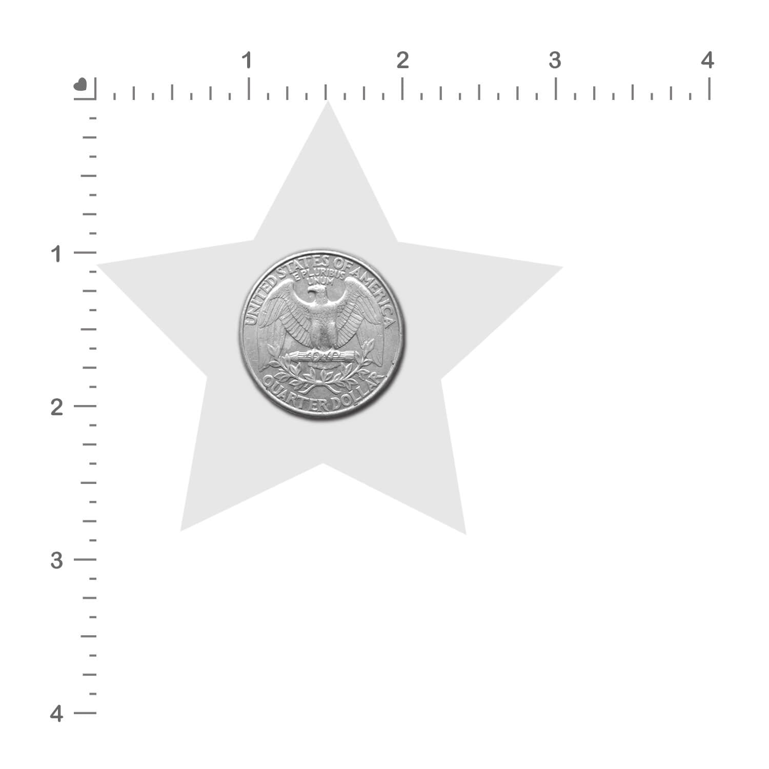 5-Pack: Star: Glittering Stars & Stripes Patriotic Star Nipple Pasties by Pastease® o/s