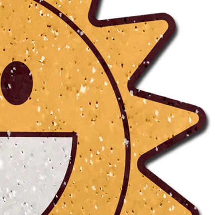 5 Pack: Happy Sun Pasties Sparkling Smiling Sunshine Nipple Covers by Pastease®
