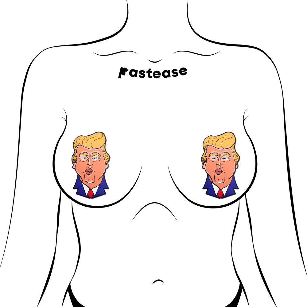 5 Pack: Donald J Trump Pasties DJT Nipple Covers by Pastease