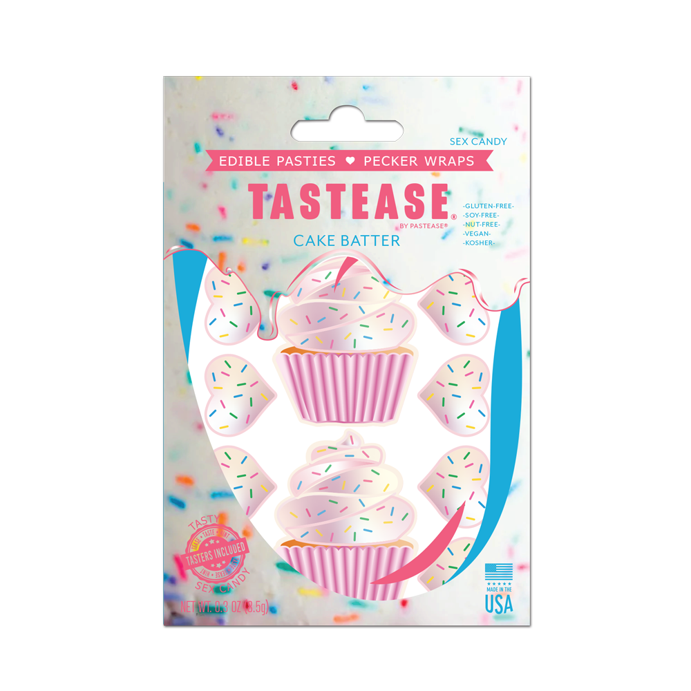 5 Pack: Tastease: Edible Cupcake Pasties & Pecker Wraps Cake Batter Candy by Pastease®