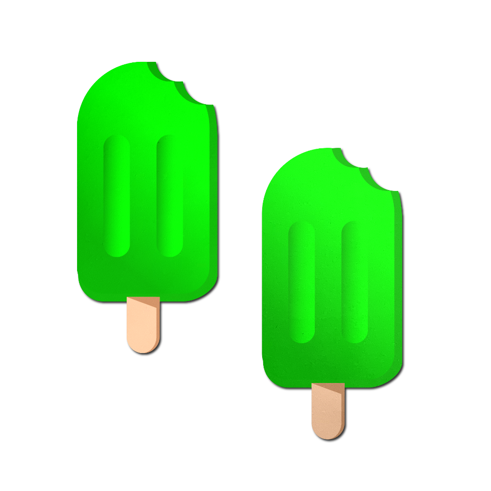 5-Pack: Popsicle: Lime Green Ice Pop Nipple Pasties by Pastease®