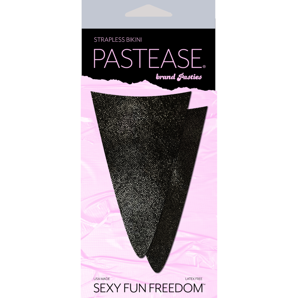 5-Pack: Strapless Bikini Merkins: Black Mini Bikini Merkin by Pastease® o/s