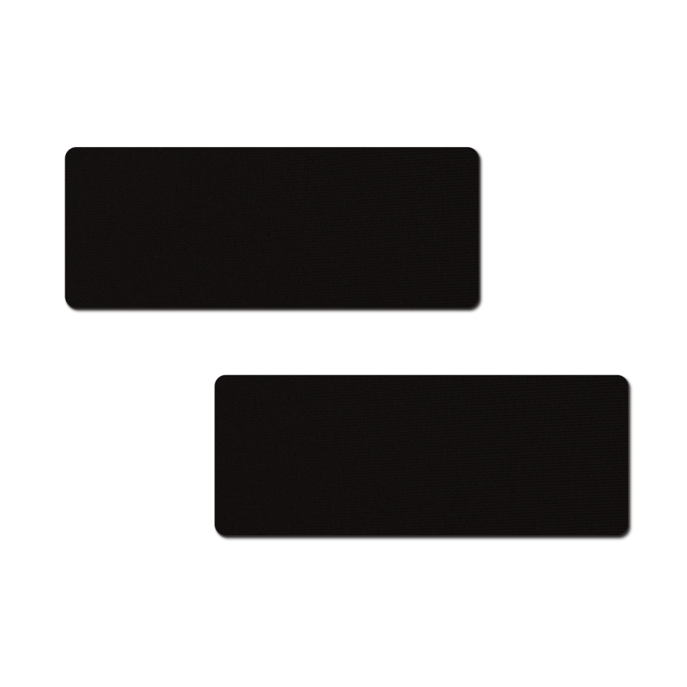 5-Pack: Dash: Matte Black Bar Nipple Pasties by Pastease® o/s