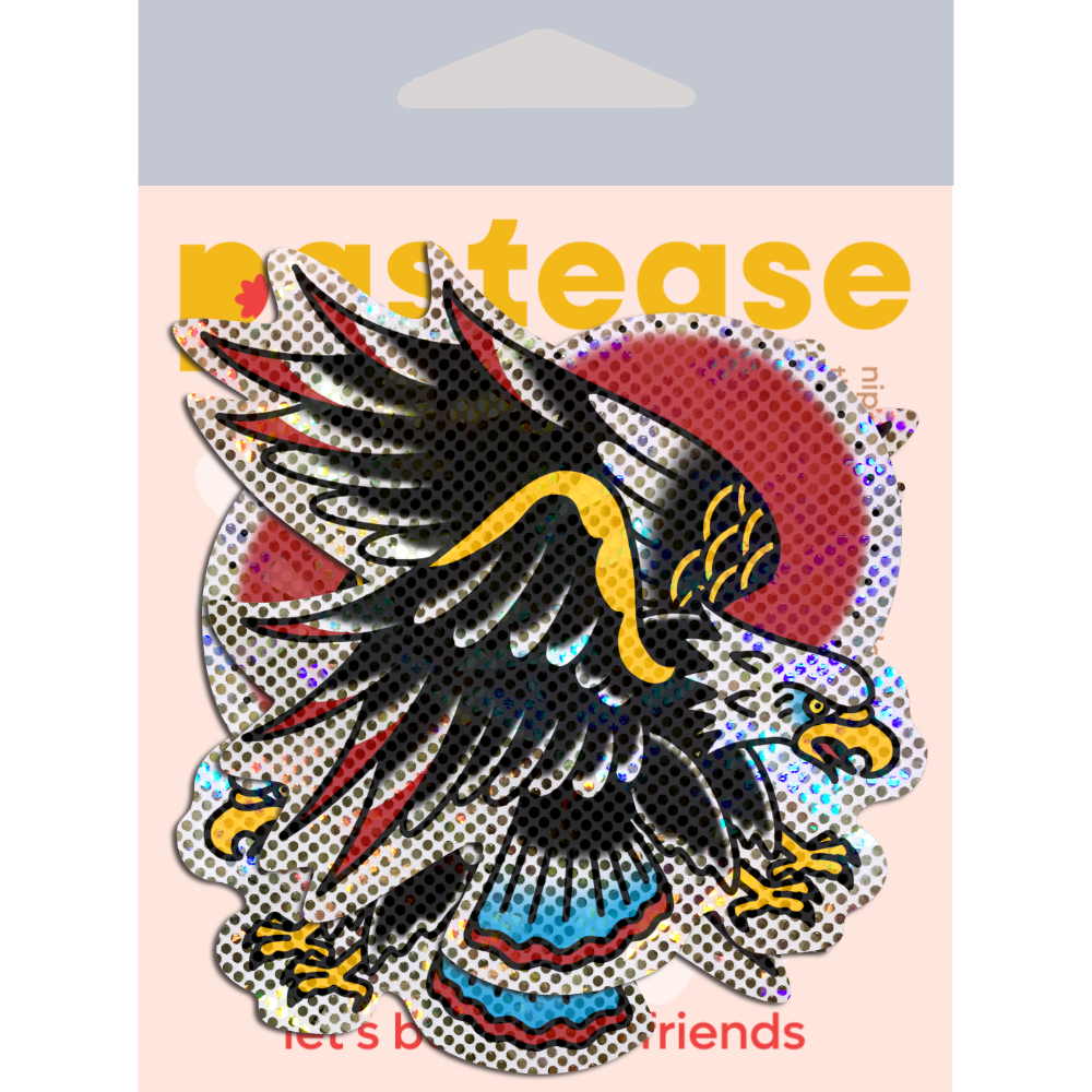 5-Pack: Eagle: Glittering Freedom Eagle Diamond Thom™ Nipple Pasties by Pastease® o/s