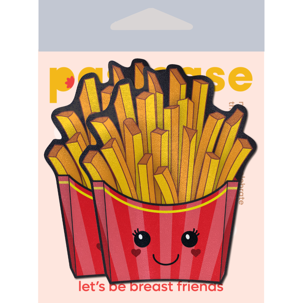 5-Pack: Fry: Happy Kawaii French Fries Nipple Pasties by Pastease® o/s