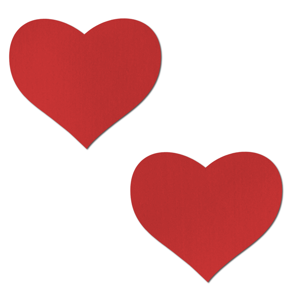 5-Pack: Love: Red Heart Ni pple Pasties by Pastease® o/s