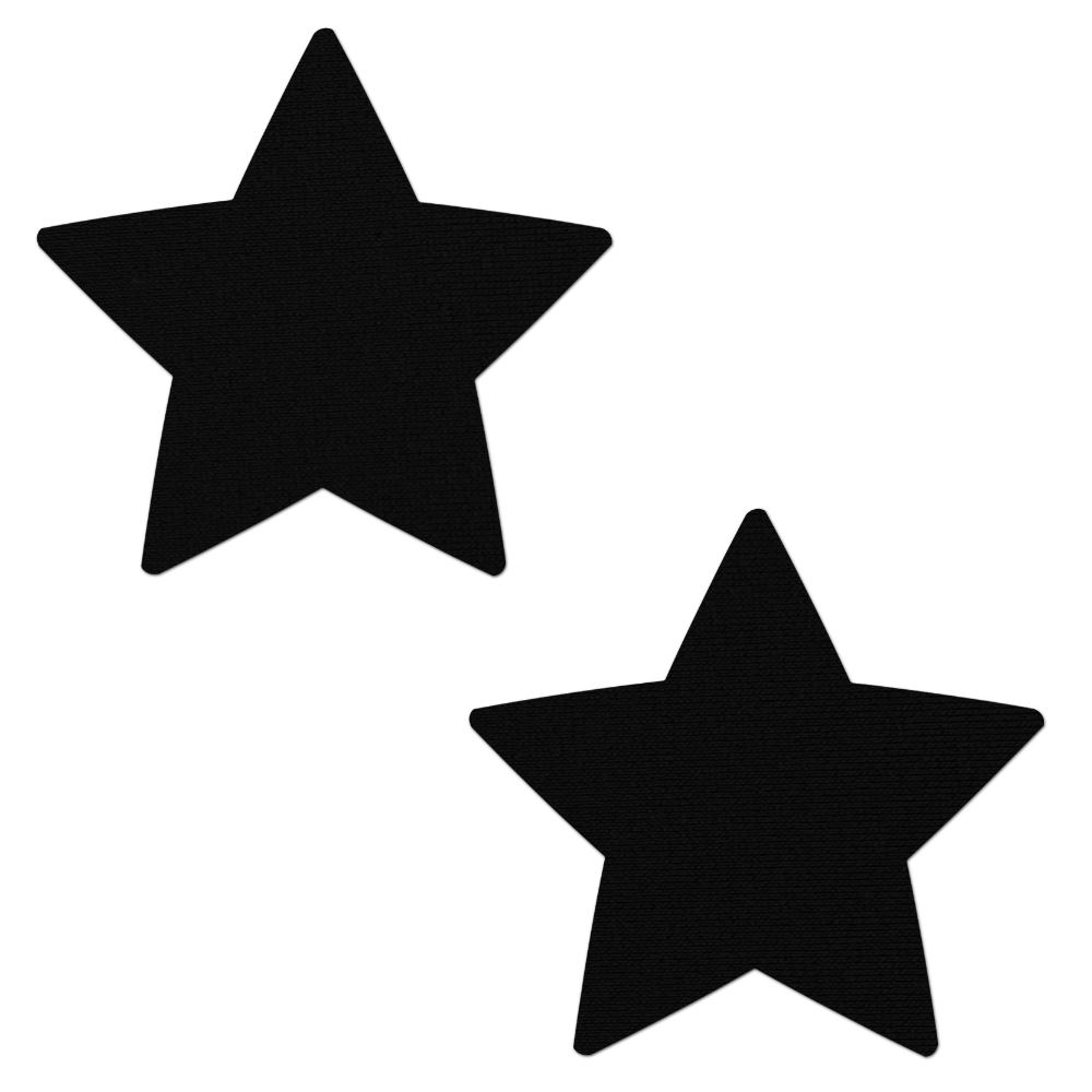 5-Pack: Star: Matte Stars Nipple Pasties by Pastease® o/s