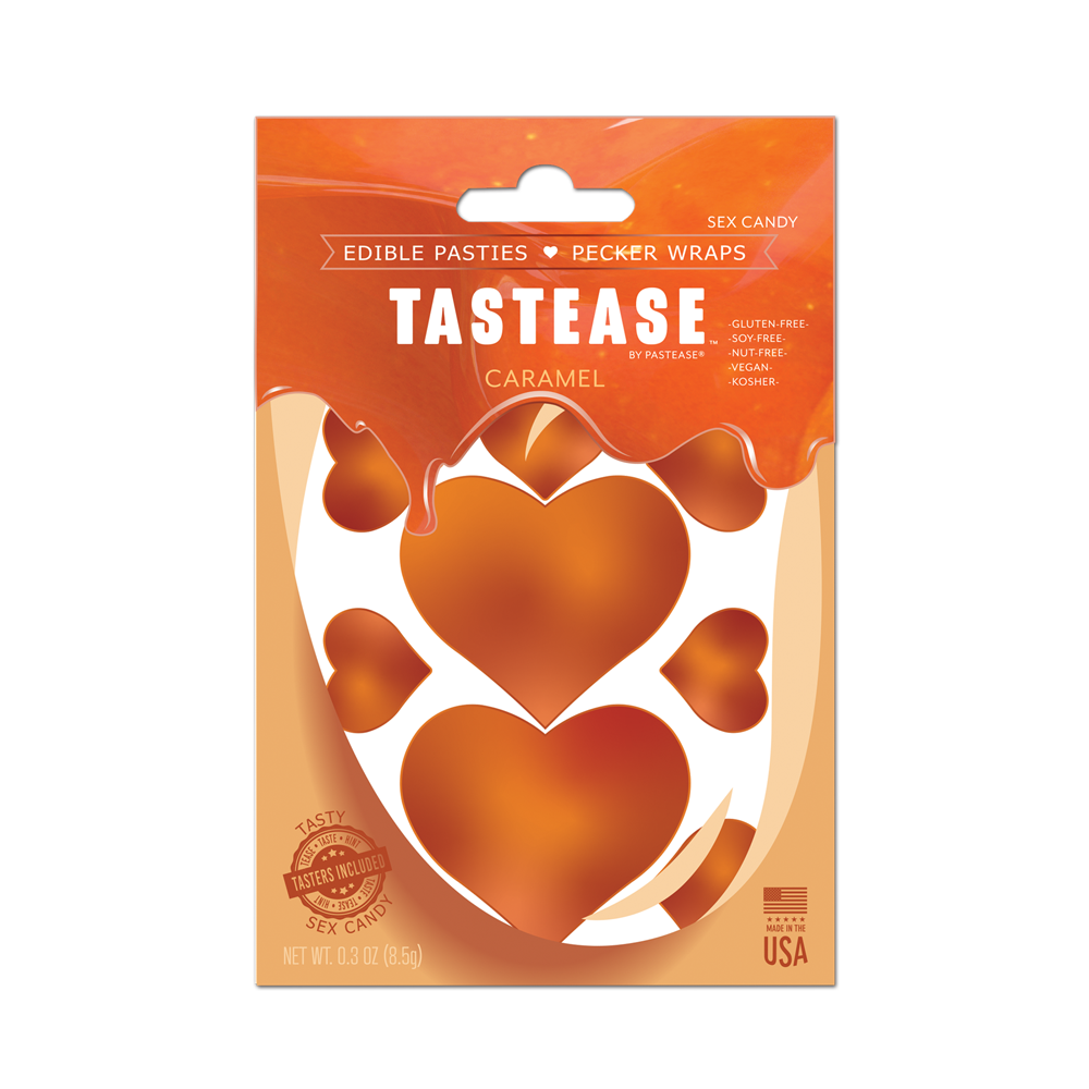 5 Pack: Tastease: Edible Pasties & Pecker Wraps in Caramel by Pastease®