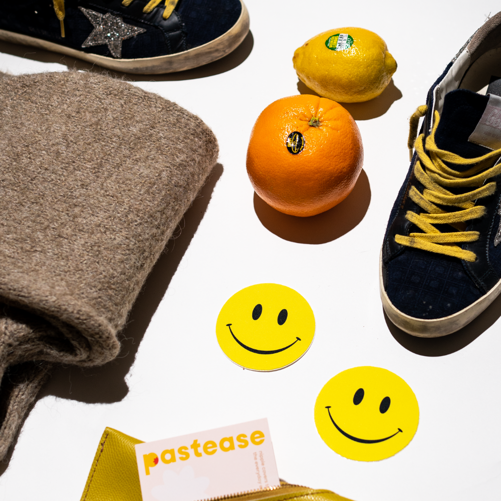 5-Pack: Smiley Faces Yellow Nipple Pasties by Pastease®