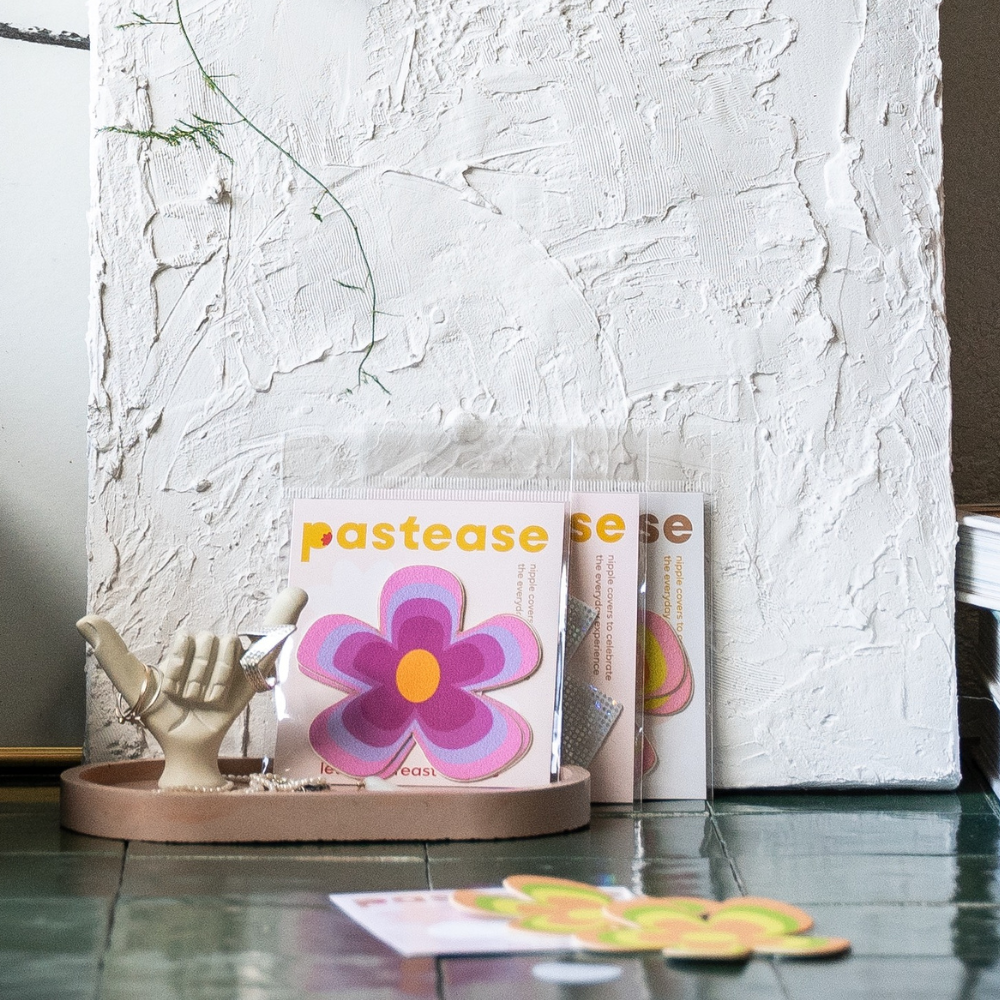 5 Pack: Groovy Flower Pasties in Peaceful Purples by Pastease®