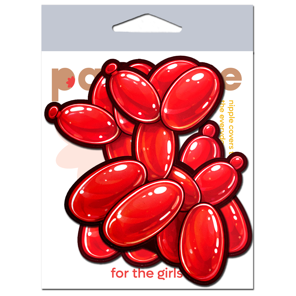 5-Pack: Red Balloon Animal Breast Pasties by Pastease®