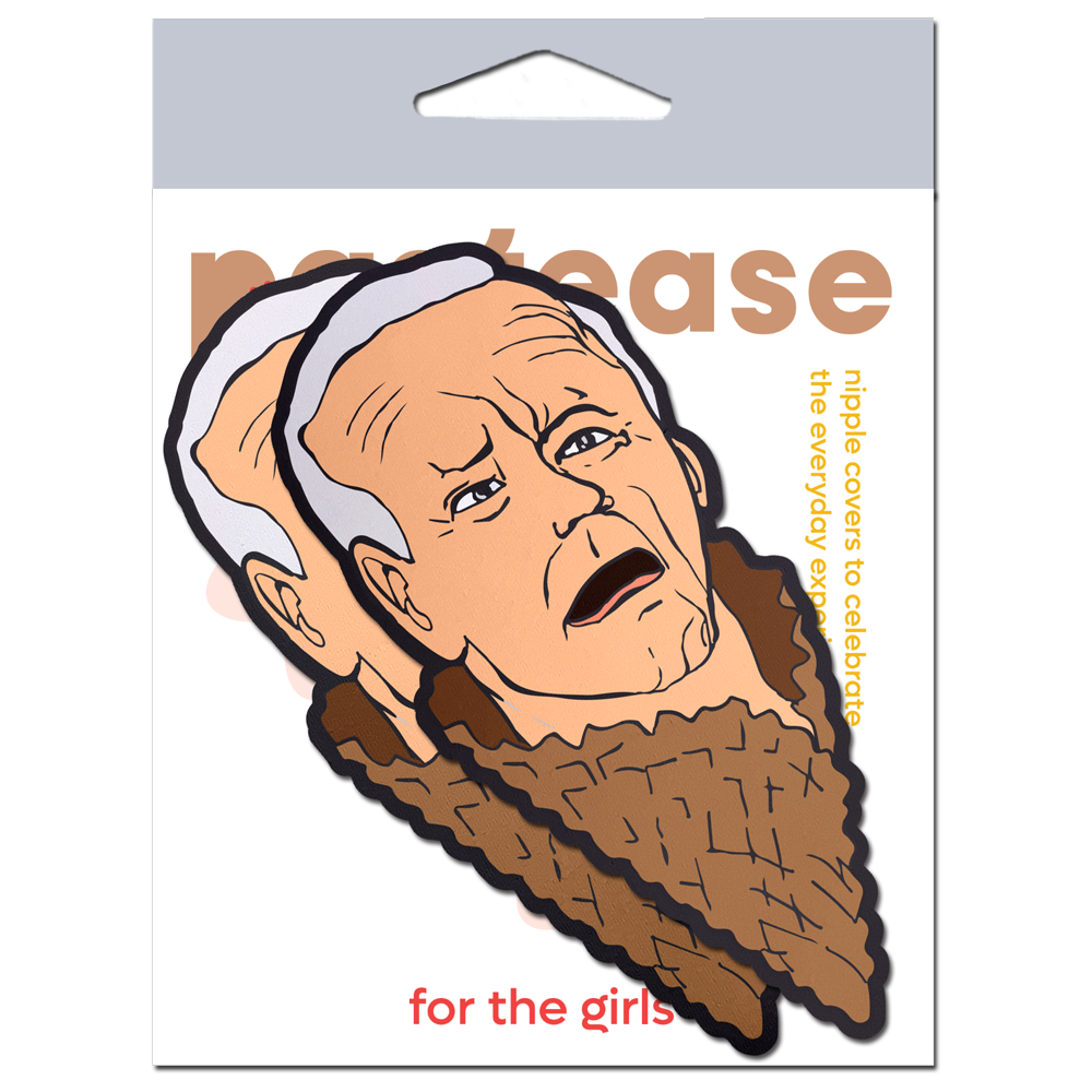 5 Pack: Joe Biden Pasties Biden Waffle Cone Nipple Covers by Pastease