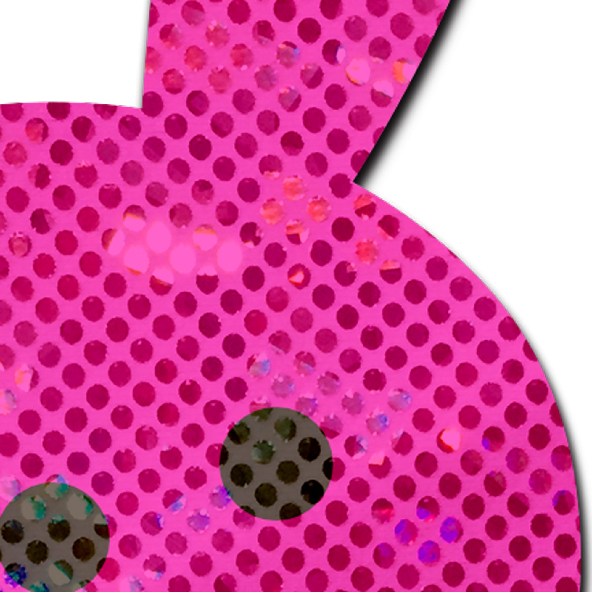 5 Pack: Bunny: Glittery Pink Marshmallow Easter Rabbit Nipple Pasties by Pastease® o/s