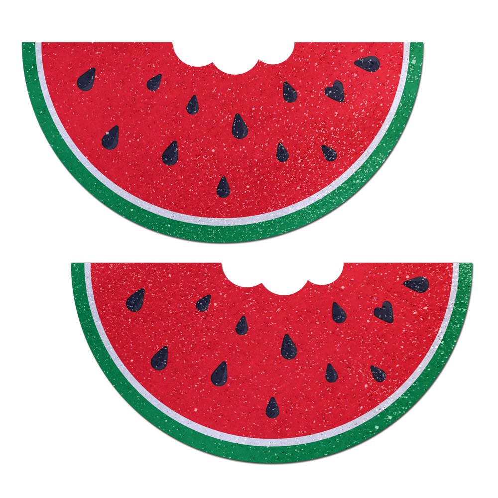 5 Pack: Coverage: Watermelon Slice with a Bite Full Breast Covers Suppoort Tape by Pastease
