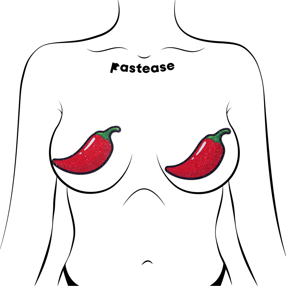 5 Pack: Chili Pepper Pasties in Spicy Red by Pastease