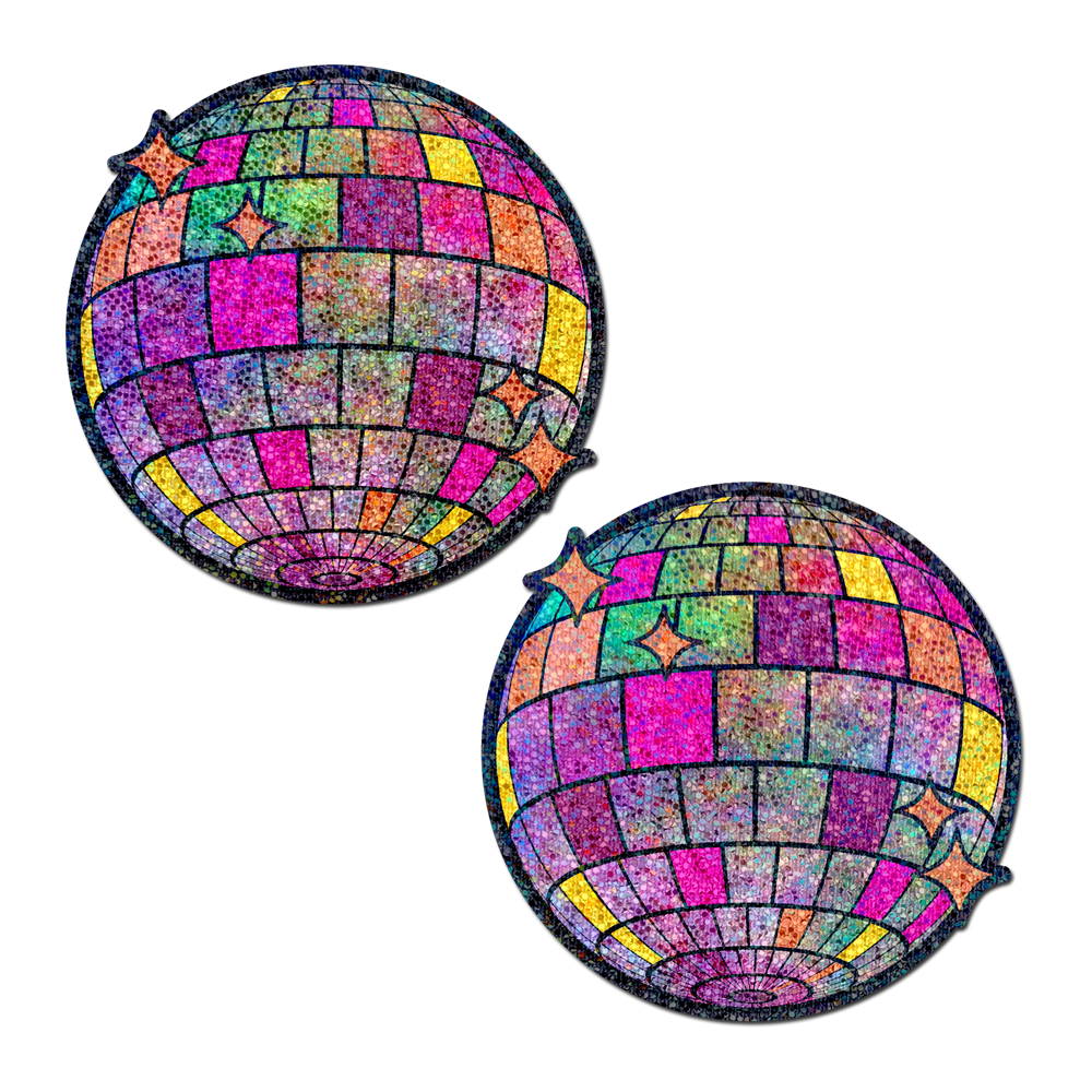 5-Pack: Disco Ball Shimmering Pasties by Pastease