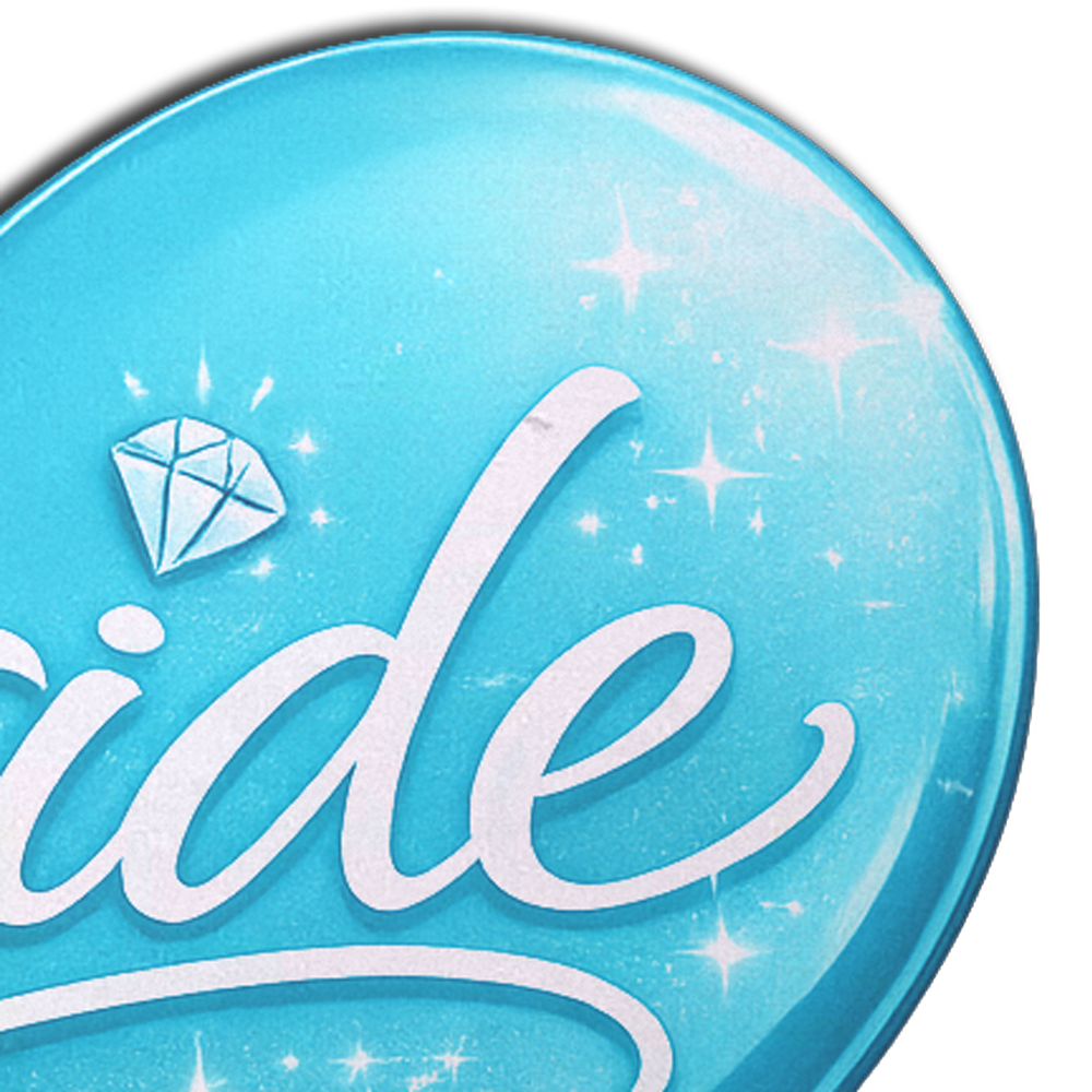 5-Pack: Love: Robin's Egg Blue 'Bride' Heart Nipple Pasties by Pastease® o/s