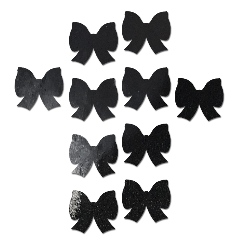 5-Pack: Body Mini Pasties: 10 Mini Bow Faux Latex Pleather Vinyl Body Pasties by Pastease®