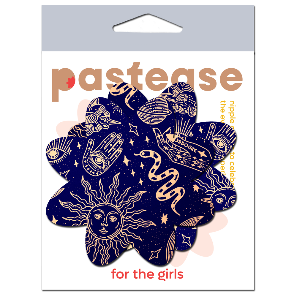 5-Pack: Midnight Celestial Sun & Moon Petal Breast Pasties by Pastease®