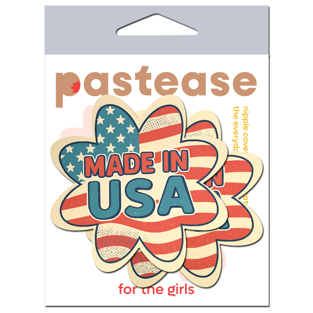 5-Pack: Patriotic Made in USA Flag Petal Breast Pasties by Pastease®
